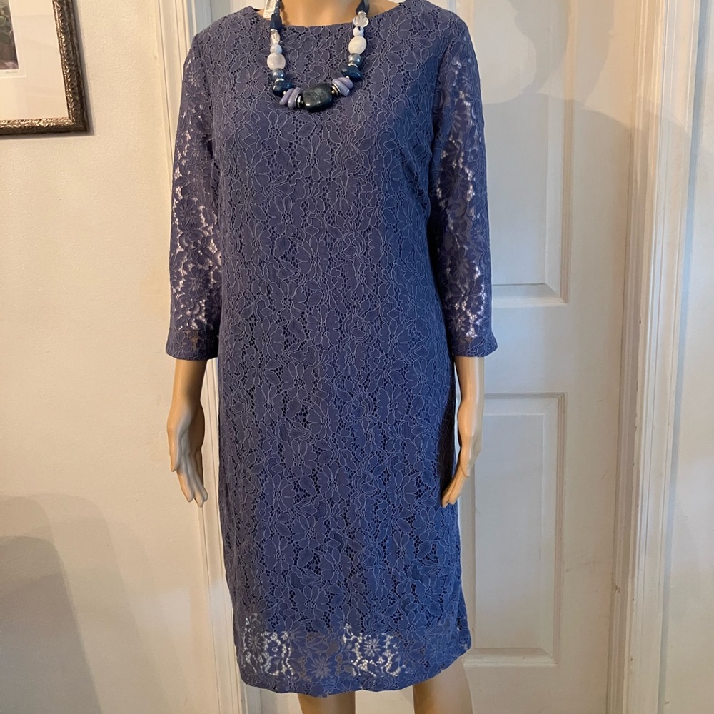 Chico's Indigo Lace Dress
